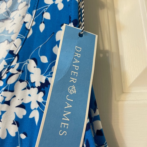 Draper James Nightgown Blue Floral Size S/M - Picture 4 of 8